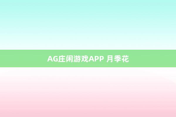 AG庄闲游戏APP 月季花