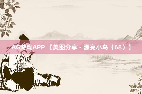 AG游戏APP 【美图分享 - 漂亮小鸟（68）】